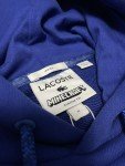 Minecraft Lacoste Unisex Blue Hoodie, Medium Size