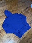 Minecraft Lacoste Unisex Blue Hoodie, Medium Size
