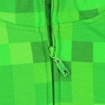 Minecraft Creeper Allover Pixel Hoodie for Kids