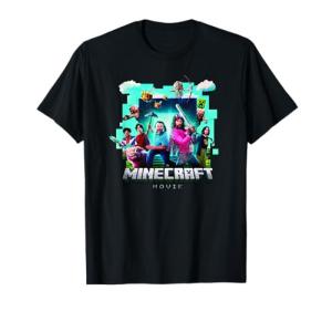 Minecraft Movie Adventure Characters Group T-Shirt
