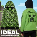 Reversible Minecraft Hoodie for Kids and Teens
