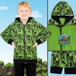 Reversible Minecraft Hoodie for Kids and Teens