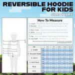 Reversible Minecraft Hoodie for Kids and Teens