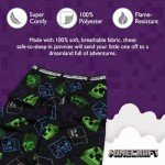 Minecraft Boys Pajama Bottoms - Night Scene, Medium