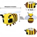 Minecraft Bunny and Bee Plush Toy Set