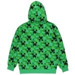 Minecraft Creeper Hoodie for Boys (Green, MD)