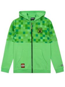 Creeper Zip-Up Hoodie for Boys - Green