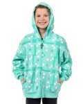 Minecraft Diamond Steve Pixelated Full-Zip Hoodie – XXL
