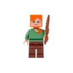 LEGO Minecraft Minifigure Combo: Steve, Alex & Zombie
