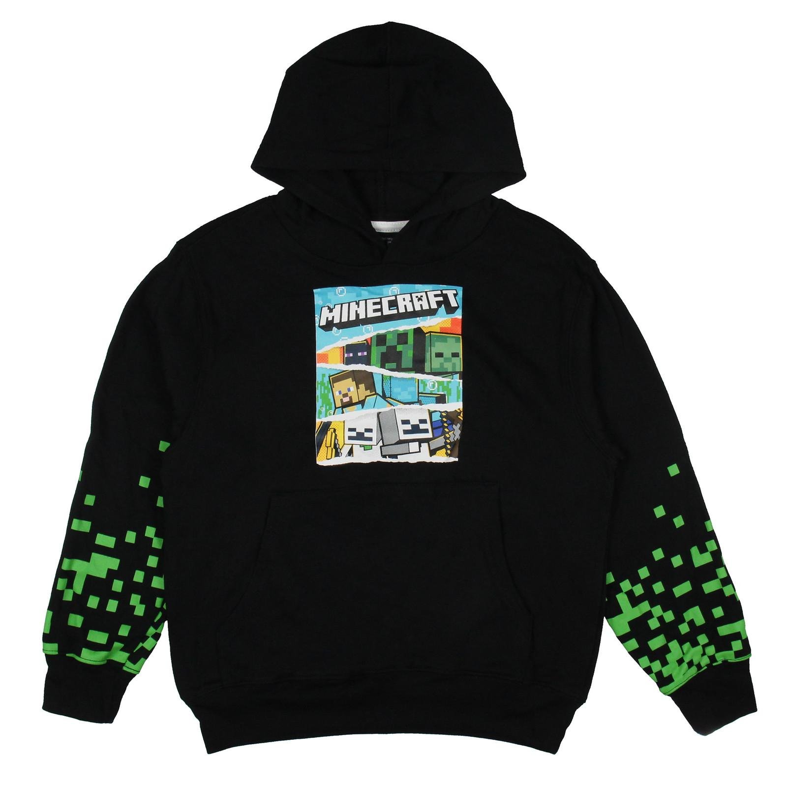 Minecraft Kids Hoodie with Block Design