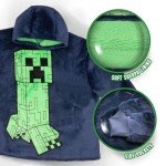 Minecraft Oversized Blanket Hoodie for Kids