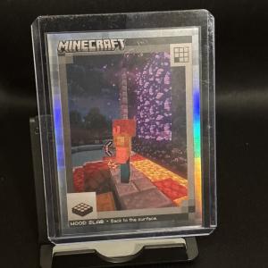 Rare Minecraft Netherite Wood Slab Panini Card 149