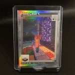 Rare Minecraft Netherite Wood Slab Panini Card 149