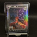 Rare Minecraft Netherite Wood Slab Panini Card 149