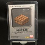 Rare Minecraft Netherite Wood Slab Panini Card 149