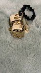 Minecraft Dungeons Baby Ghast Gold Keychain Collectible