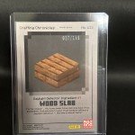 Rare Minecraft Netherite Wood Slab Panini Card 149