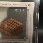 Rare Minecraft Netherite Wood Slab Panini Card 149