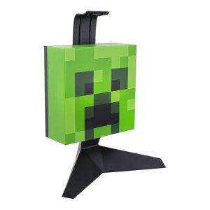Minecraft Creeper Headphone Stand with LED Lights
