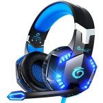 Minecraft Gaming Headset with LED Lights & Mic