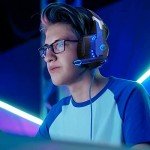 Minecraft Gaming Headset with LED Lights & Mic