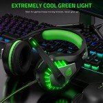 Pacrate LED Gaming Headset for PC and Console