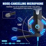 Minecraft Gaming Headset with LED Lights & Mic
