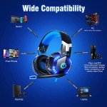 Minecraft Gaming Headset with LED Lights & Mic
