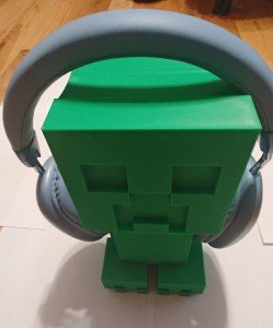 Minecraft Creeper Headphone Stand - 3D Printed