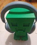 Minecraft Creeper Headphone Stand - 3D Printed