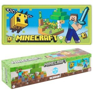 Minecraft Non-Slip Desk Pad for Gamers - Green
