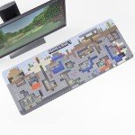 Minecraft Mining World Large Non-Slip Gaming Mouse Pad