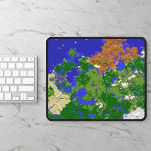 Minecraft Map Gaming Mouse Pad for Gamers