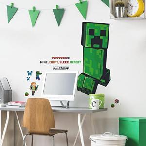 Minecraft Creeper Giant Peel and Stick Wall Decals