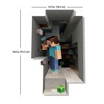 JINX Minecraft Removable Wall Cling for Kids