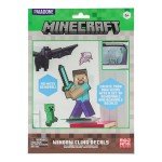 Minecraft Window Cling Decals for Gamer Decor