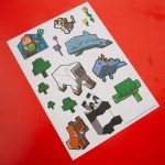 Minecraft Wall Clings: 50+ Vinyl Stickers & Decals
