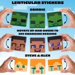 Minecraft 3D Lenticular Stickers – Set of 5