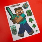 Minecraft Wall Clings: 50+ Vinyl Stickers & Decals