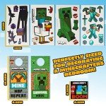 Minecraft Reusable Wall Stickers for Kids' Rooms