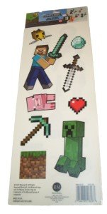 Minecraft Removable Vinyl Decals Stickers Set