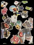 100 Minecraft-Themed Sticker Decals Set