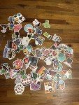 100 Minecraft-Themed Sticker Decals Set