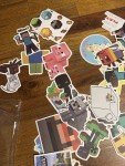 100 Minecraft-Themed Sticker Decals Set