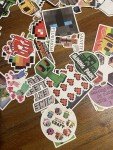 100 Minecraft-Themed Sticker Decals Set