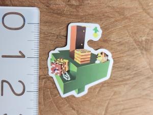 Minecraft Bee Nest Sticker Decal for Gamers