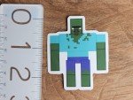 Minecraft Zombie Decal Sticker - Cool Video Game Gear