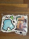 100 Minecraft-Themed Sticker Decals Set