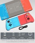 Joso Wireless Mobile Gaming Controller for iPhone/Android, Phone Controller Support Phone Case, Analog Trigger, Play Call of Duty, Genshin Impact, Minecraft, Roblox, Cloud Joystick for iOS Android