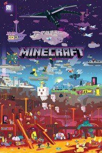 Minecraft - Gaming Poster / Print (Pictograph - Pictos & Sounds) (24" X 36")